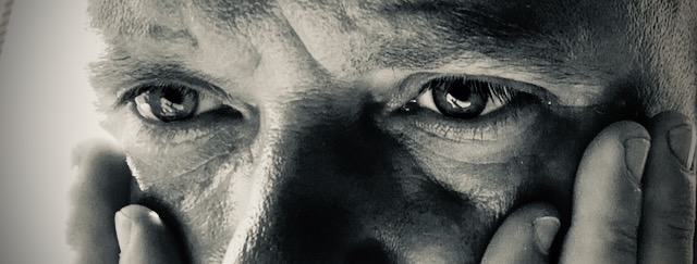 Self-portrait, close on the eyes